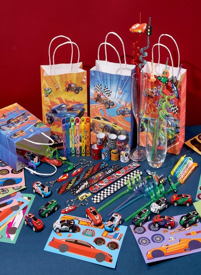 Vanblue Race Car Party Favors Hot Car Themed Birthday Party Decoration Racing Party Supplies Gift for Boy Kids Treat Gift Bags Stuffers Pinata Filler Classroom Rewards - Image 2